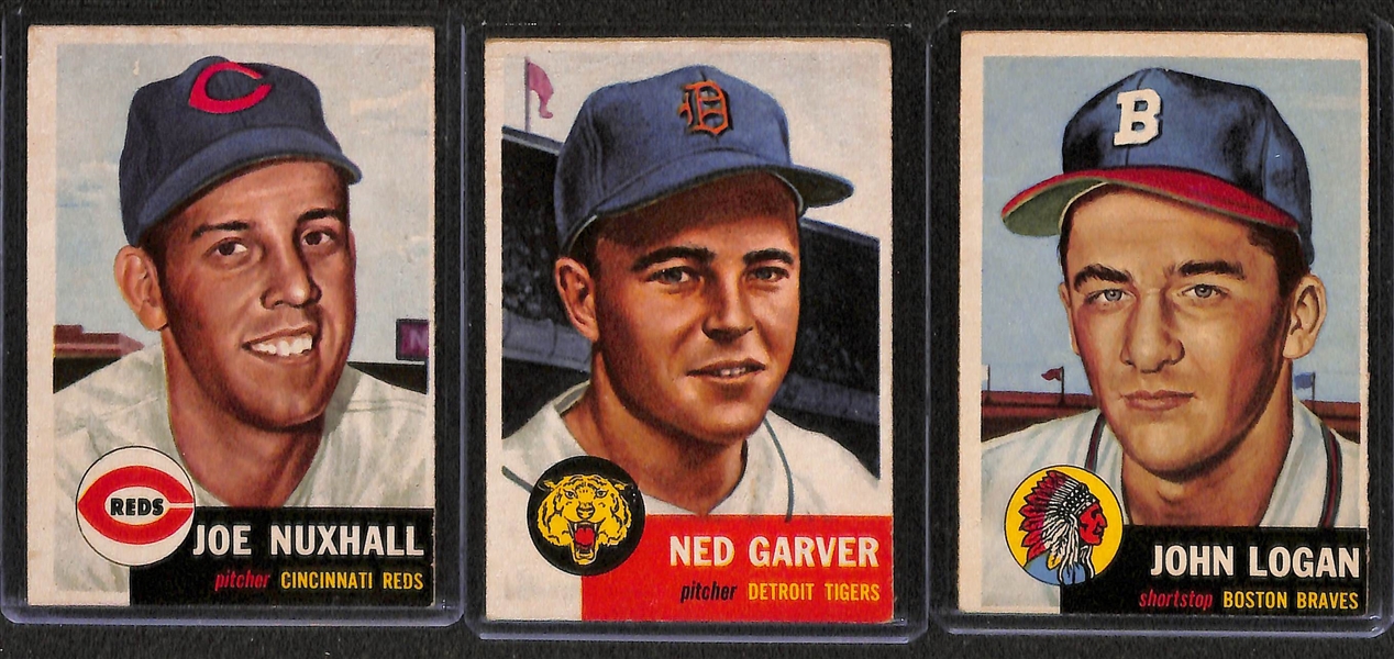 Lot of 37 - 1953 Topps Baseball Cards w. Dick Groat