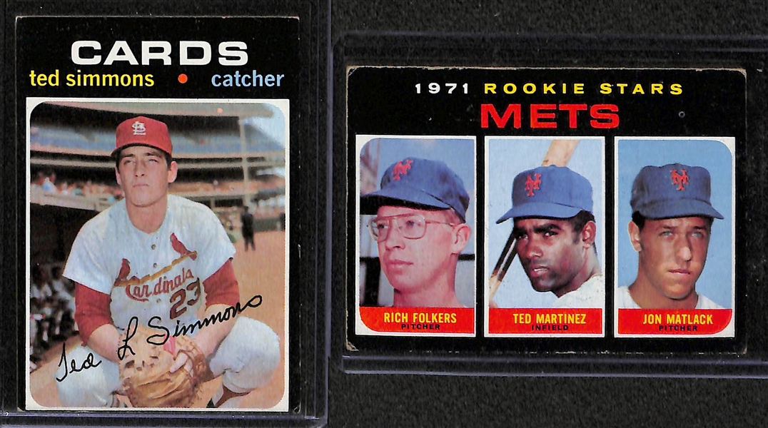 Lot of 130 - 1971 Topps Baseball Cards w. Rose, Ryan, & Reggie Jackson