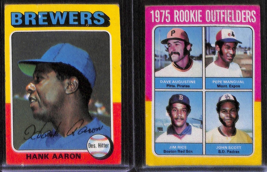 Lot of 39 - 1975-76 Topps Baseball Cards w. (2) 1976 Nolan Ryan Cards