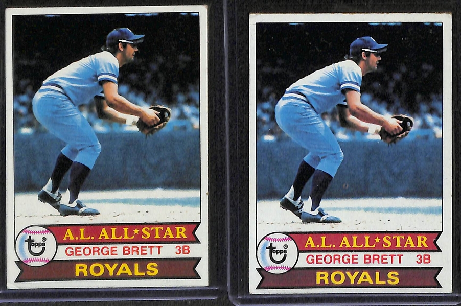 Lot of 90 - 1977-79 Topps Baseball Cards w. Pete Rose