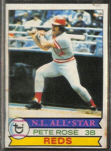 Lot of 90 - 1977-79 Topps Baseball Cards w. Pete Rose