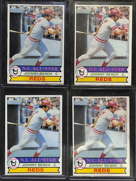 Lot of 90 - 1977-79 Topps Baseball Cards w. Pete Rose