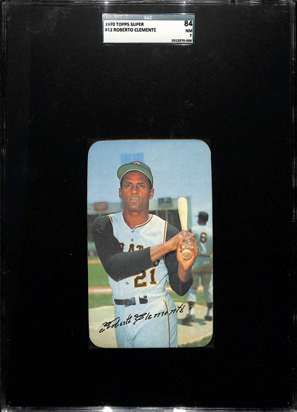 1970 Topps Super Roberto Clemente SGC 7