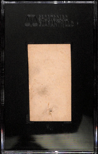 RARE 1887 Old Judge Cigarette N172 Bill Earle Graded SGC 10 (One of the Best Catchers in the 1800s)