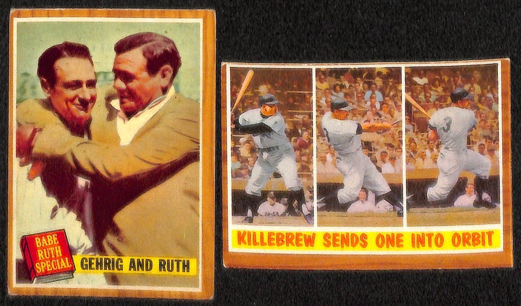 Lot of 214 Different 1962 Topps Baseball Cards w. Gaylord Perry Rookie Card