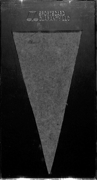 1916 Ferguson Bakery BF2 Felt Pennant Hans (Honus) Wagner (Pirates) SGC Authentic