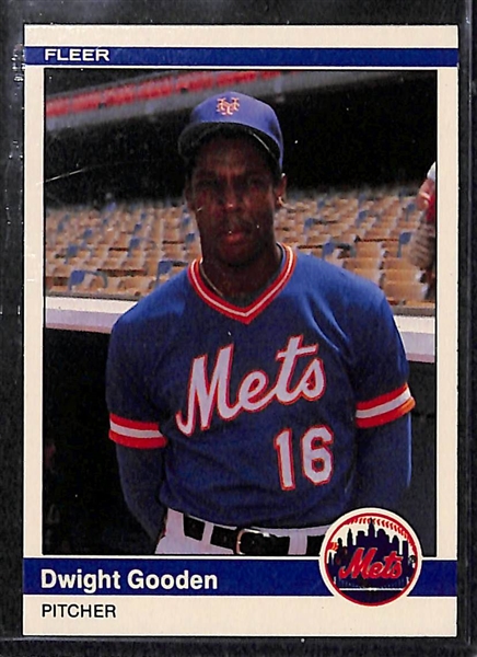 1984 Fleer Update Set w/ Gooden, Clemens, and Puckett Rookies (Puckett Graded BCCG 10)