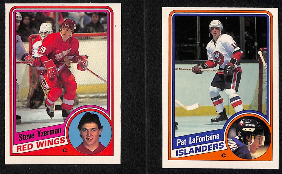 1984-85 OPC Hockey Complete Set (396 cards) w/ Yzerman, Gilmour, Chelios, Neely, & LaFontaine Rookies!
