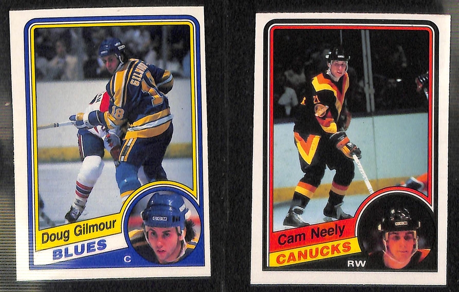 1984-85 OPC Hockey Complete Set (396 cards) w/ Yzerman, Gilmour, Chelios, Neely, & LaFontaine Rookies!