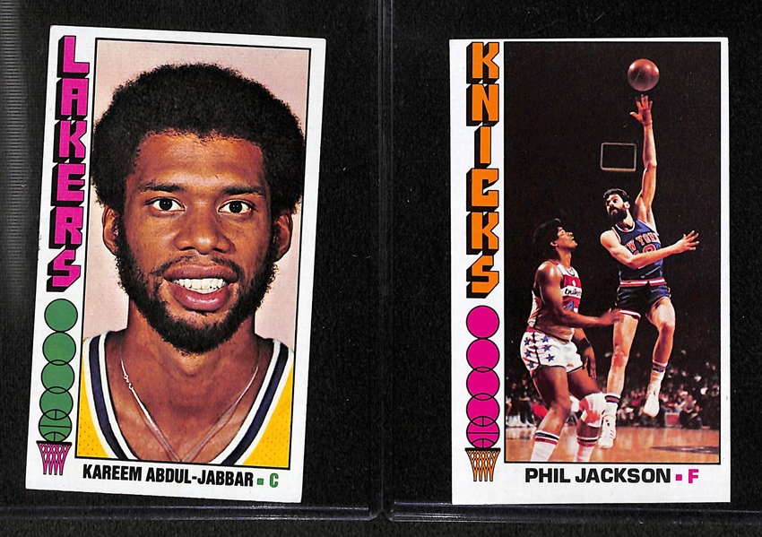 1976-77 Topps Basketball Complete Set of 144 Cards (30 HOFers, 12 Rookies)