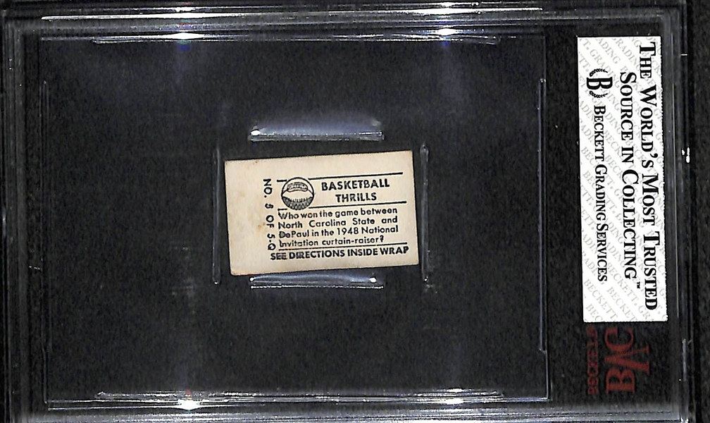 RARE 1948 Topps Magic George Mikan (DePaul) - Rookie BVG 3