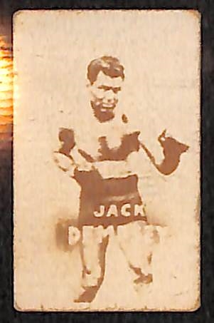 Lot of (5) 1948 Topps Magic Boxing Cards w/ Jack Dempsey