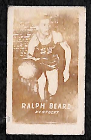 Lot of (2) 1948 Topps Magic Basketball All American Cards (Ralph Beard, Ed Macauley)