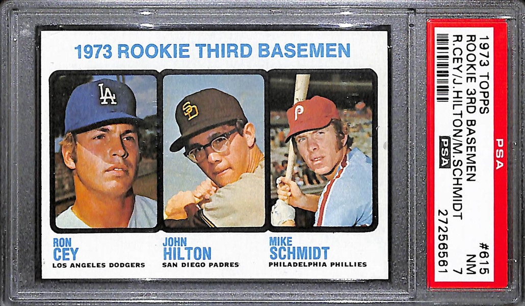 1973 Topps Mike Schmidt Rookie PSA 7 (NM)