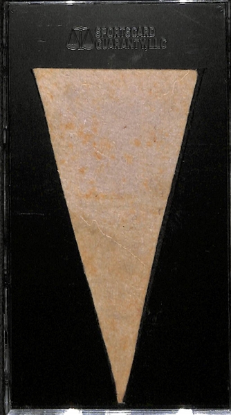 1916 Ferguson Bakery BF2 Felt Pennant Schang (A's) SGC Authentic