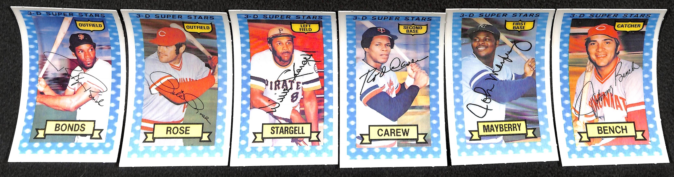 1974 Kellogg's Baseball 3-D Super Stars Complete Set of 54 (NM/MT+ ) inc, Rose, Ryan, Jackson.