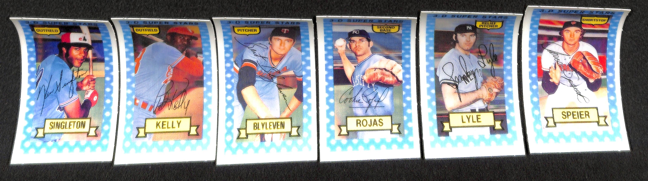 1974 Kellogg's Baseball 3-D Super Stars Complete Set of 54 (NM/MT+ ) inc, Rose, Ryan, Jackson.