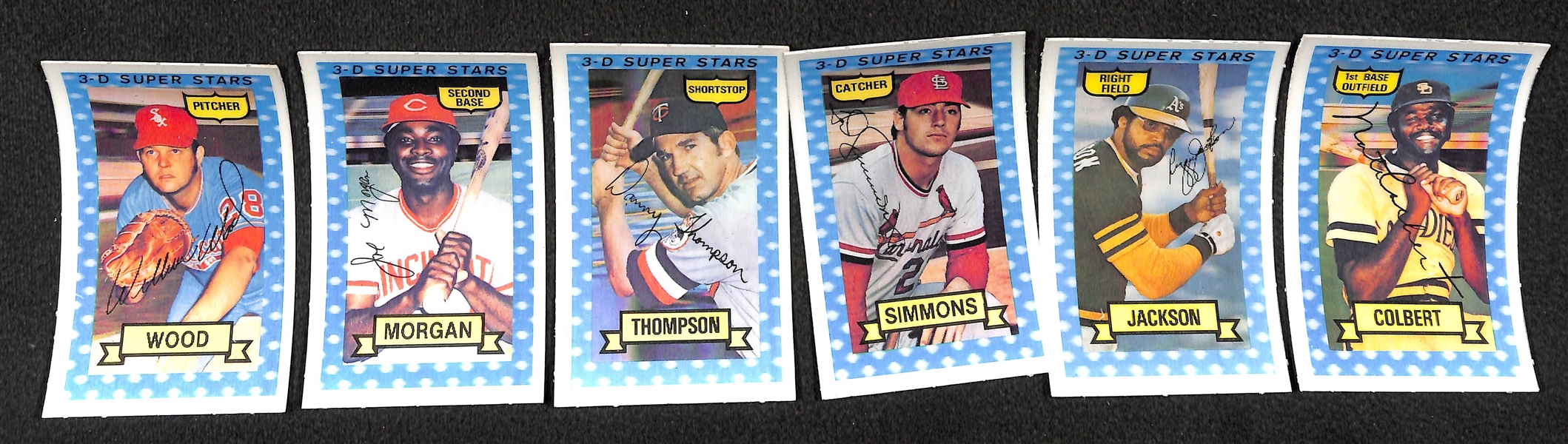 1974 Kellogg's Baseball 3-D Super Stars Complete Set of 54 (NM/MT+ ) inc, Rose, Ryan, Jackson.