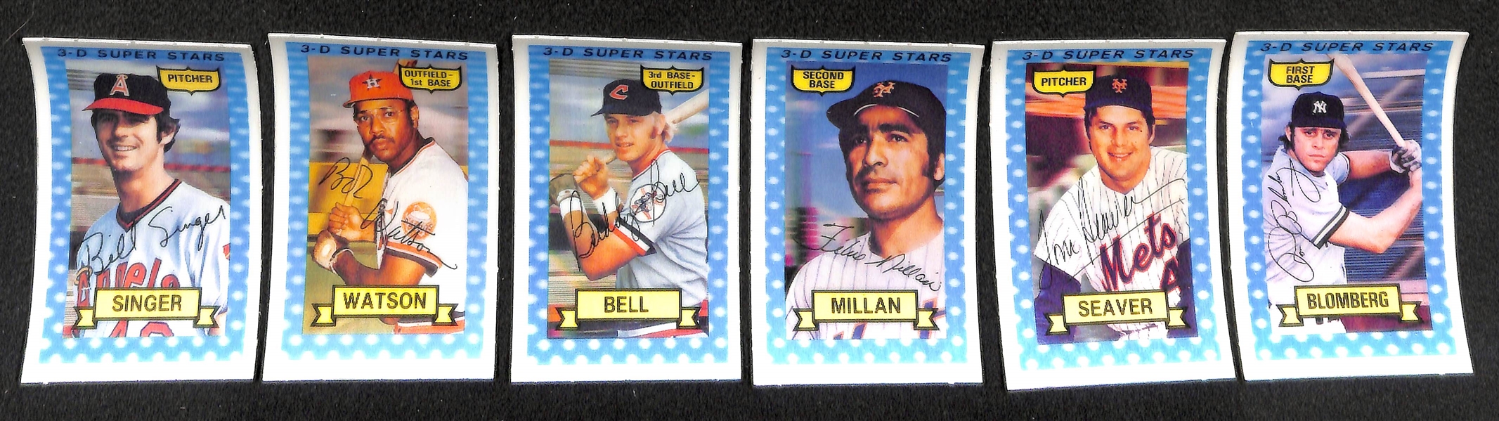 1974 Kellogg's Baseball 3-D Super Stars Complete Set of 54 (NM/MT+ ) inc, Rose, Ryan, Jackson.