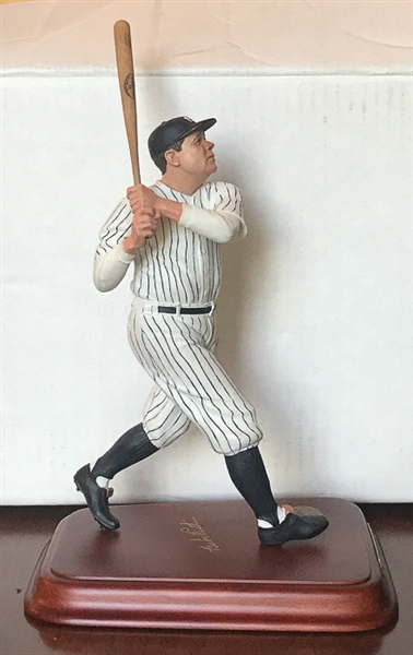 Danbury Mint Babe Ruth Figurine w/ Original Box (Limited Edition #H1258) Inc. Original Paperwork