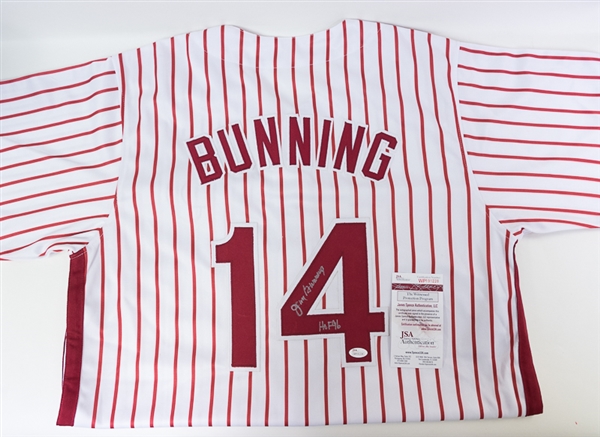 Jim Bunning Autographed Jersey - JSA
