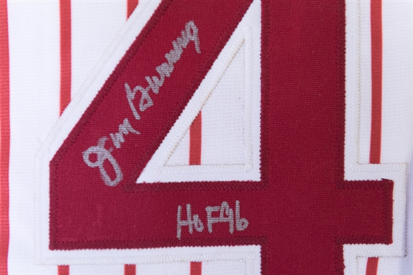 Jim Bunning Autographed Jersey - JSA