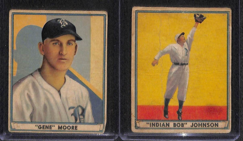 Lot of 1939-1941 Play Ball Baseball Cards w. 1940 Arky Vaughan