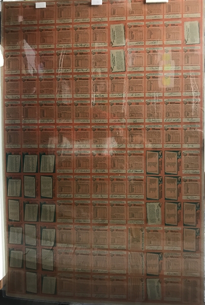 1978-79 Topps Hockey 132-card Uncut Sheet