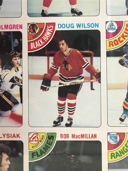 1978-79 Topps Hockey 132-card Uncut Sheet