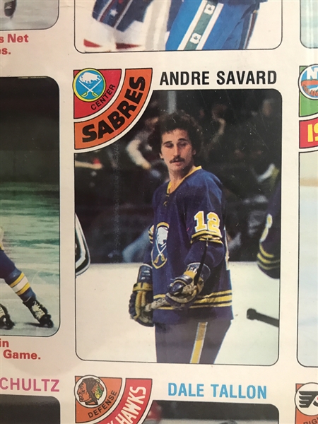 1978-79 Topps Hockey 132-card Uncut Sheet