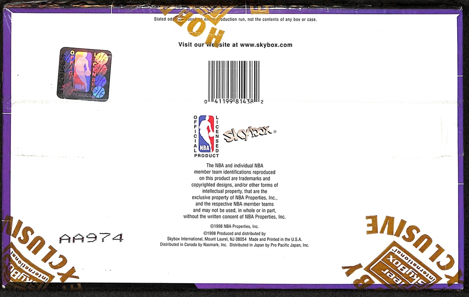 1997-98 Skybox Metal Universe Championship Preview Unopened Basketball Hobby Box 
