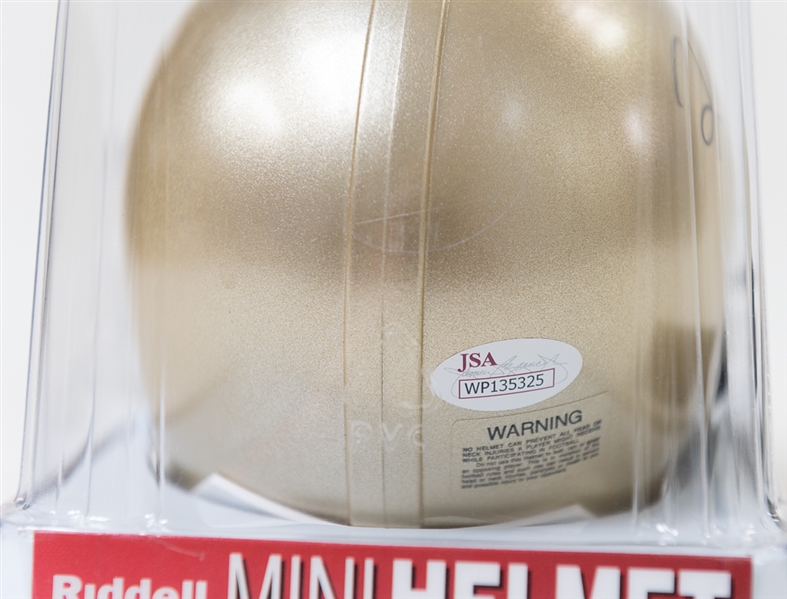Keenan Reynold Signed Navy Midshipmen Mini Helmet - JSA