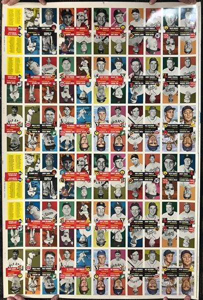 Lot of 3 - Uncut Sheets of 1991 Topps 1953 Archives Set