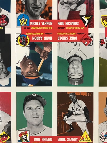 Lot of 3 - Uncut Sheets of 1991 Topps 1953 Archives Set