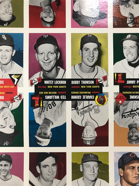 Lot of 3 - Uncut Sheets of 1991 Topps 1953 Archives Set