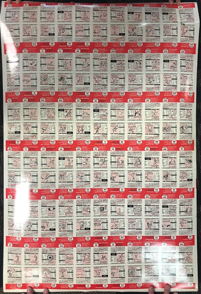 Lot of 3 - Uncut Sheets of 1991 Topps 1953 Archives Set