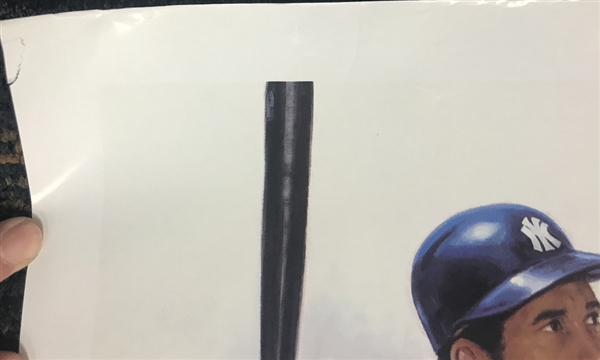 Pete Rose Signed 3000 Hit Club Poster (JSA COA) - Also Signed By the Artist (approx. 25 x 37)