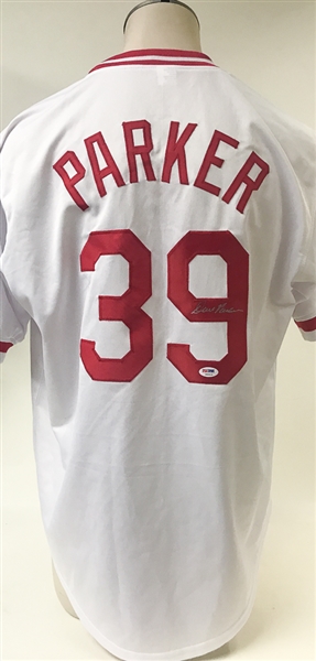 Dave Parker Signed Cincinnati Reds Jersey (PSA/DNA)