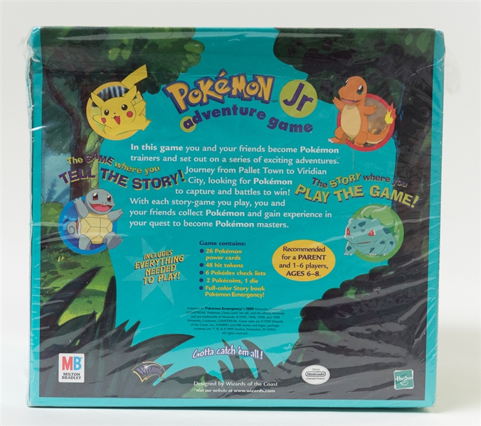 1999 Pokemon Jr. Adventure Game Sealed Display Box - Containing 8 Game Sets