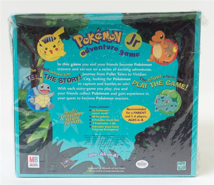 1999 Pokemon Jr. Adventure Game Sealed Display Box - Containing 8 Game Sets