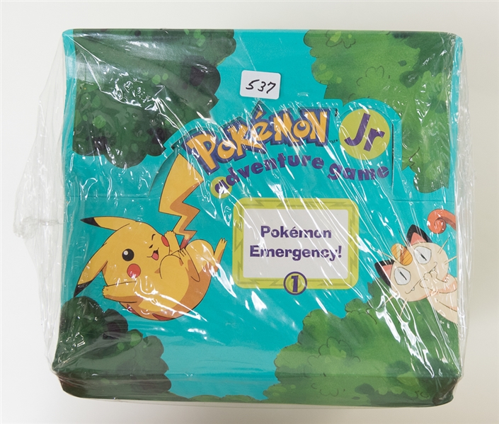 1999 Pokemon Jr. Adventure Game Sealed Display Box - Containing 8 Game Sets