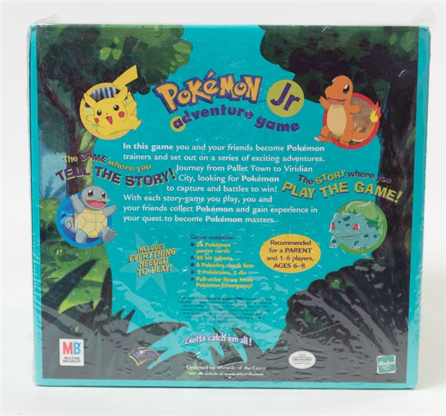 1999 Pokemon Jr. Adventure Game Sealed Display Box - Containing 8 Game Sets