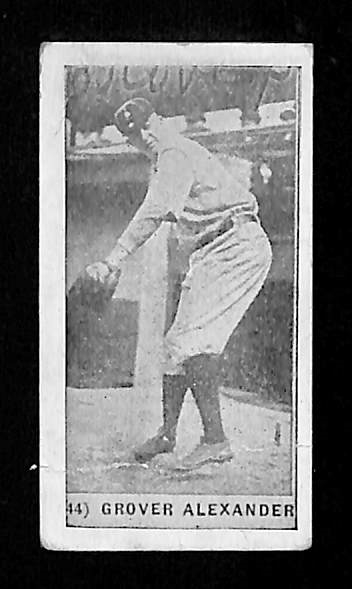 Lot of (5) 1928 Yuengling Ice Cream Cards (Includes 3 HOFers - Grover Alexander, Dave Bancroft, Frank Frisch)