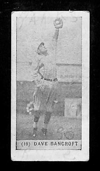 Lot of (5) 1928 Yuengling Ice Cream Cards (Includes 3 HOFers - Grover Alexander, Dave Bancroft, Frank Frisch)