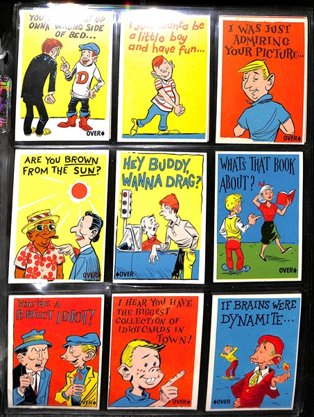 1959 Topps Funny Valentine Set and 1961 Donruss Idiot Card Set