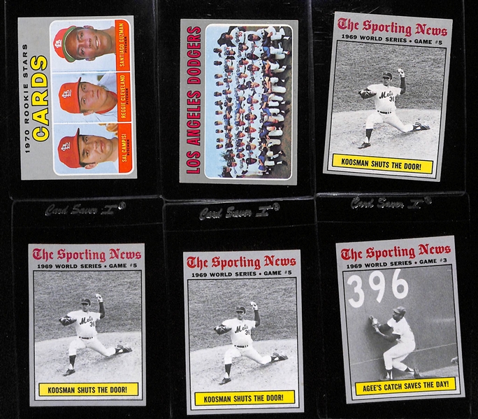 High-Grade 1970 Topps Baseball Card Lot (298 Cards From Vending Boxes - Many Ready to Grade)