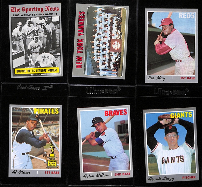 High-Grade 1970 Topps Baseball Card Lot (298 Cards From Vending Boxes - Many Ready to Grade)