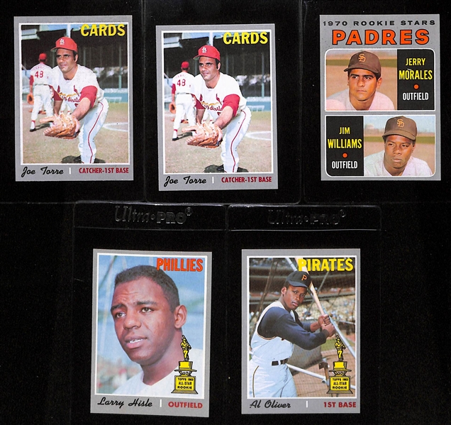 High-Grade 1970 Topps Baseball Card Lot (298 Cards From Vending Boxes - Many Ready to Grade)