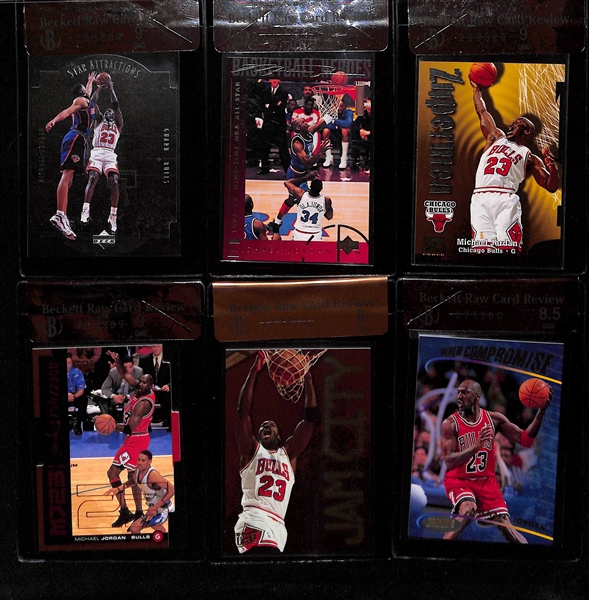 Huge Lot of (50) Michael Jordan Cards (Including Inserts and 10 graded cards)