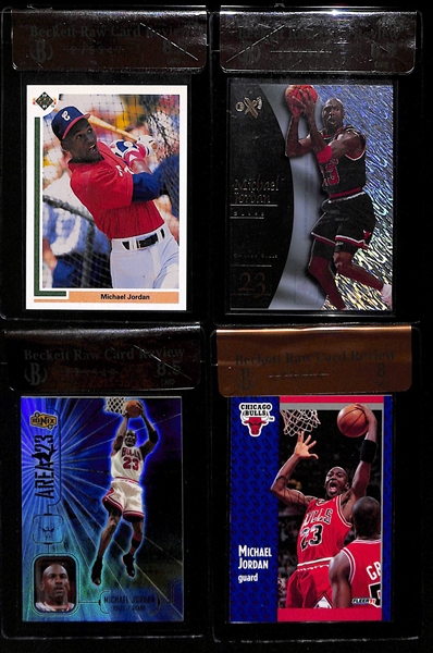 Huge Lot of (50) Michael Jordan Cards (Including Inserts and 10 graded cards)